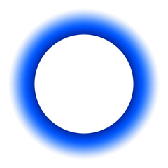 Blank blue frame