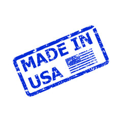 Made in america, product from usa, rubber stamp sketch