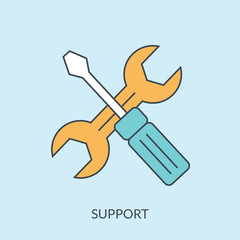 vector icon for web design isolated on white background