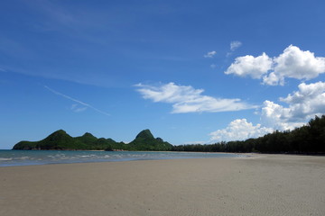 Beach at Manow bay, Prachuap Khiri Khan, Thailand