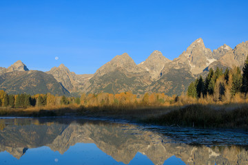 Scenic Teton Landscape in Autumn