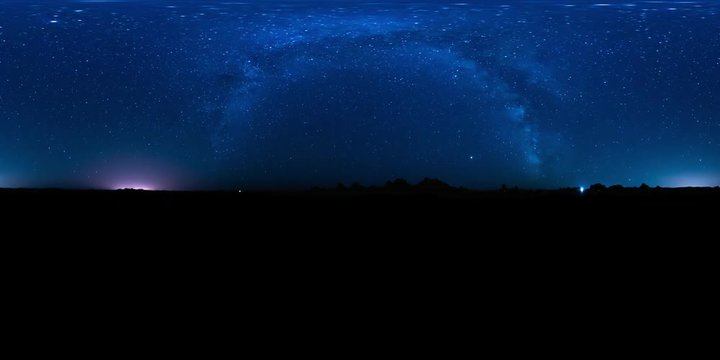 360VR Perseid Meteor Shower Milky Way Trona Pinnacles California 01 Equirectangular
