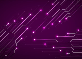 Abstract technology background with circuit board. Hi-tech