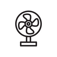 Naklejka premium stand fan