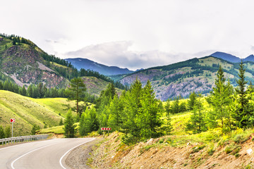 Fototapeta premium Chuysky tract. Gorny Altai, Russia