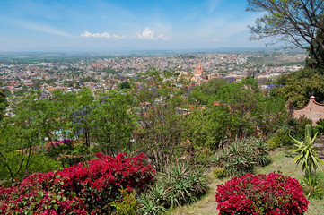 Fototapeta premium Wioska San Miguel De Allende, stan Guanajuato, Meksyk