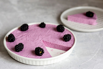 Blackberry Soufflé