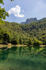Lake Bethmale, Ariège, Occitanie, France