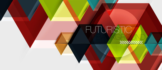 Hexagon abstract background, geometrical modern template