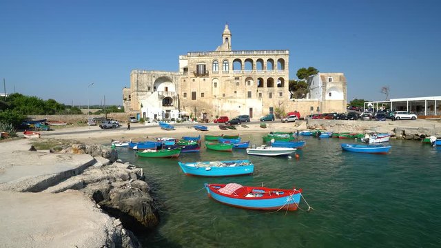 The small and beautiful of San Vito, near Polignano a Mare, Bari Province, Apulia (Puglia), southern Italy.