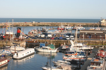 Fototapeta na wymiar Kent: Hafen in Ramsgate