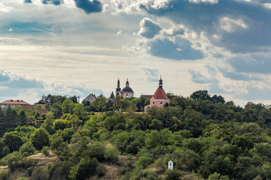 Monastery, Church of St. Hippolytus and St. Anthony church, Znojmo, southern Moravia, Czech republic.
