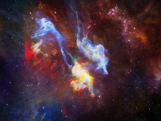 Fototapeta na wymiar Lights of Nebula