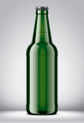 Glass bottle mockup. 