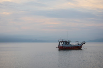 boat on the sea