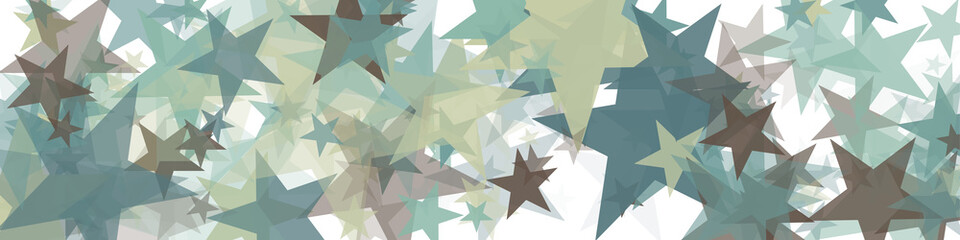 Abstract Generative Art color distributed Stars background illustration