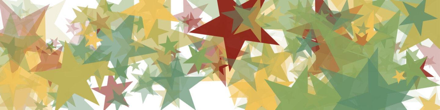 Abstract Generative Art color distributed Stars background illustration