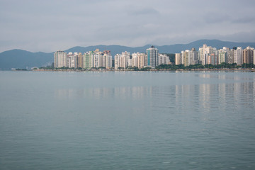 panorama of city florianópolis