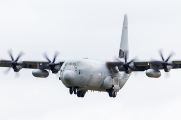 Italian Air Force C-130J Hercules captured at the 2019 Royal International Air Tattoo at RAF...