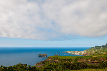 Image of Sao Miguel Island in the Azores archipelago