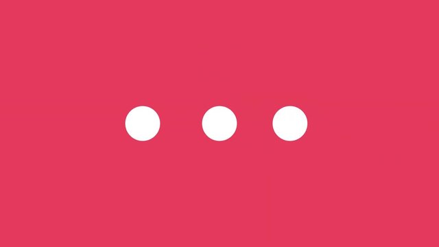 Jumping shapes. Minimal motion design.