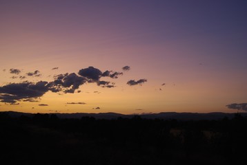 Purple Country Evening Sunset, Skyscape