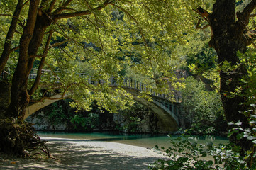 Bridge at Voidomatis River, Greece