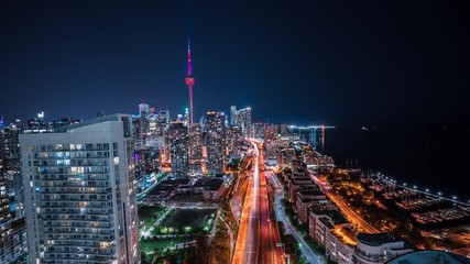Toronto Skyline and Cityscape Modern Timelapse 