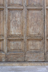 old textured door