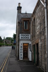 Entrence to an old bookstore in Scotland