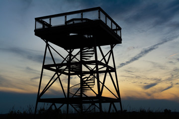 Observation Tower at dusk