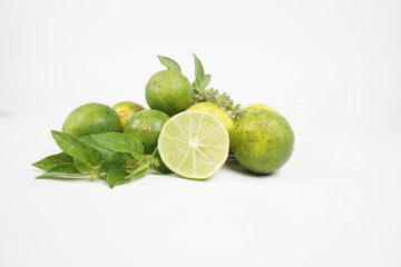 fresh lime and mint