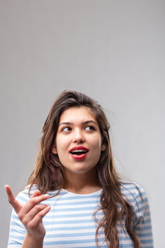 Young Woman Having A Eureka Moment