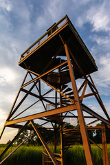 Observation tower at Sunset