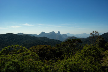 View of mountains