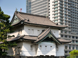 Royal palace in Tokyo, Japan.