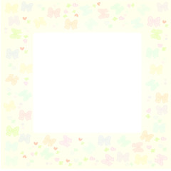 Ribbon pattern background border