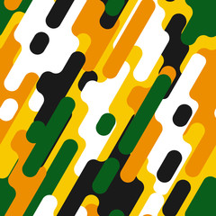 Seamless pattern army camouflage vector design