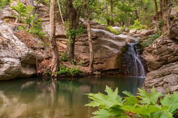 Waterfalls in Thassos and Hotnitsa