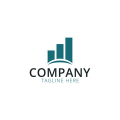 Fototapeta premium Graphic Statistic Logo for finance or other business and service