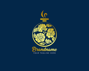 Elegant Luxury Modern and professional Perfume, parfumerie Logo Template