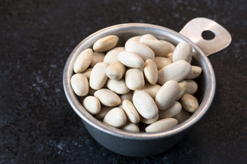 Cannellini Beans in a Measuring Cup