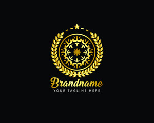 Luxury branding logo can be used for jewelry perfume spa Hotel multi-industry, cosmetics, salon, boutique, spa, company,  corporate, etc