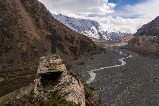 Darial Gorge of the River Terek, Georgia