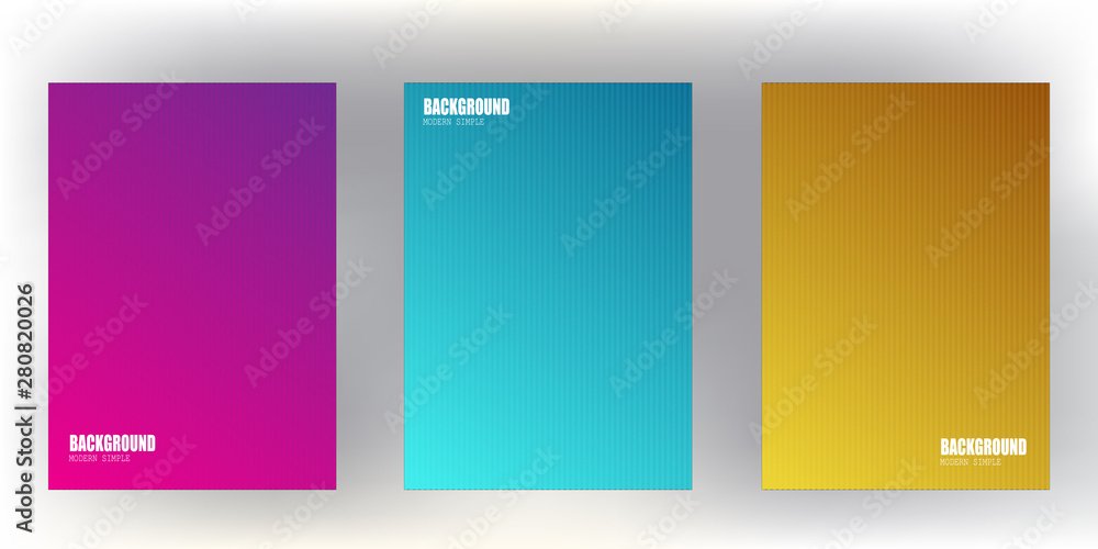 Poster modern minimal cover with cool gradient colorful halftone background design for web.eps 10