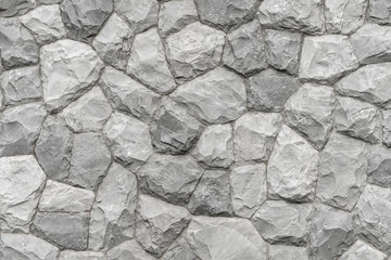 Gray / White rough rock or marble of luxury architecture wall. Background, pattern and texture photo source.