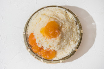 かき氷　japanese type of epidemic shaved ice