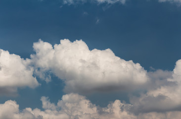 Obraz na płótnie Canvas Blue sky background with clouds.