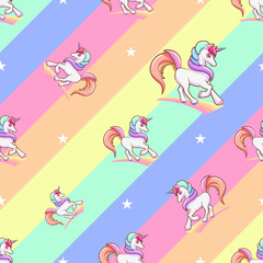 unicorn vector pattern graphic design