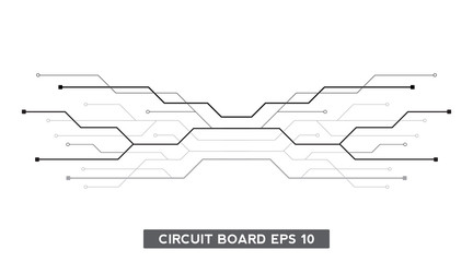 circuit board technology background. future electronics tech concept. movement. vector illustration element